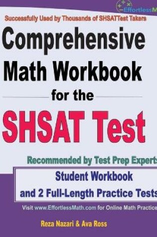Cover of Comprehensive Math Workbook for the SHSAT Test