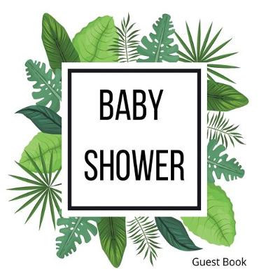 Book cover for Hardback cover Baby Shower Guest Book