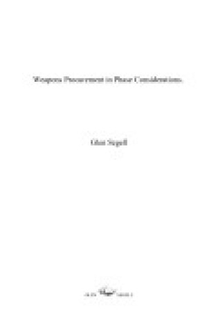 Cover of Weapon Procurement in Phase Considerations