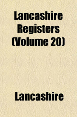 Cover of Lancashire Registers (Volume 20)