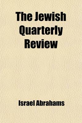 Book cover for The Jewish Quarterly Review (Volume 12)