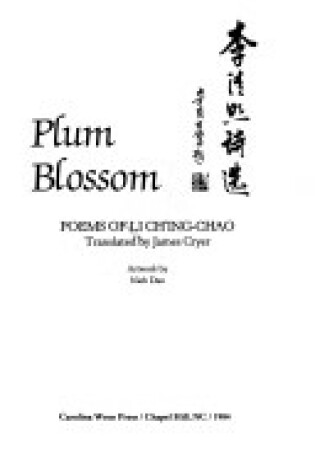 Cover of Plum Blossom