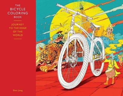 Book cover for The Bicycle Coloring Book