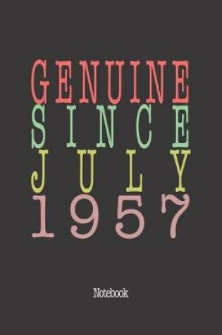 Cover of Genuine Since July 1957