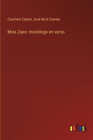 Cover of Miss Zaeo