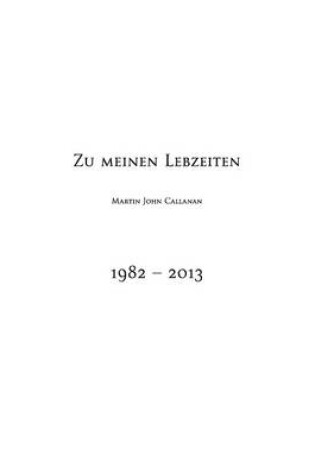 Cover of Zu Meinen Lebzeiten