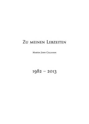 Cover of Zu Meinen Lebzeiten