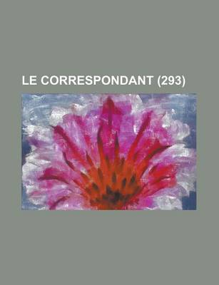 Book cover for Le Correspondant (293)