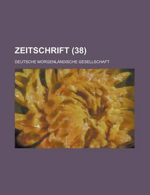 Book cover for Zeitschrift (38)