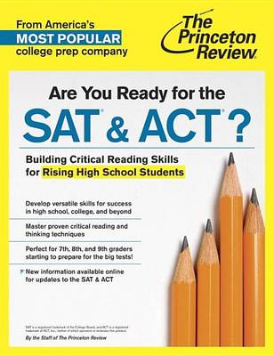 Cover of Are You Ready for the SAT & ACT?