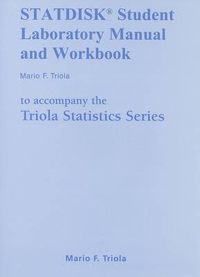 Book cover for STATDISK Manual for the Triola Statistics Series