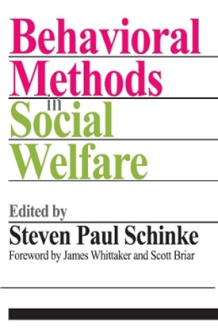 Cover of Behavioral Methods in Social Welfare