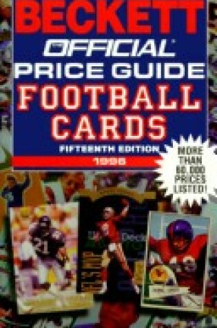 Cover of The Official 1996 Price Guide to Football Cards
