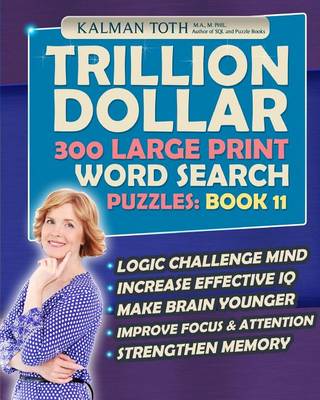 Book cover for Trillion Dollar 300 Large Print Word Search Puzzles