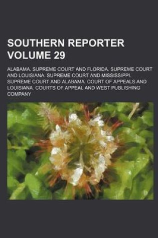 Cover of Southern Reporter Volume 29