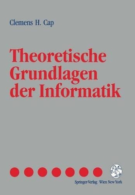 Cover of Theoretische Grundlagen der Informatik