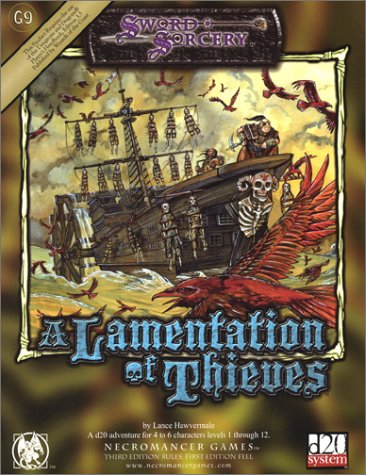 Book cover for A Lamentation of Thieves