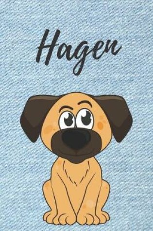 Cover of personalisiertes Notizbuch Hunde / Malbuch / Tagebuch / Journal / DIN A5 / Geschenk Hagen