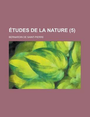 Book cover for Etudes de La Nature (5)