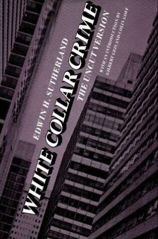 Cover of White Collar Crime