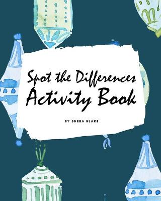 Book cover for Spot the Differences Christmas Activity Book for Children (8x10 Coloring Book / Activity Book)