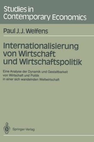 Cover of Internationalisierung von Wirtschaft und Wirtschaftspolitik