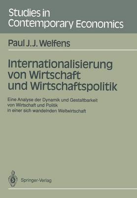 Cover of Internationalisierung von Wirtschaft und Wirtschaftspolitik