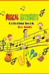 Book cover for Musical Instruments Coloring book for kids