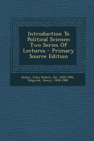 Cover of Introduction to Political Science; Two Series of Lectures