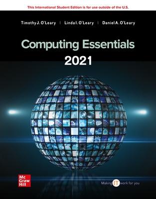 Book cover for ISE Computing Essentials 2021