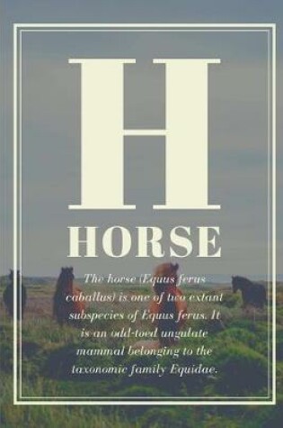 Cover of H Horse