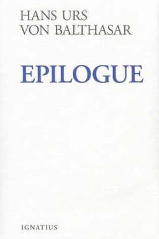 Cover of Epilogue