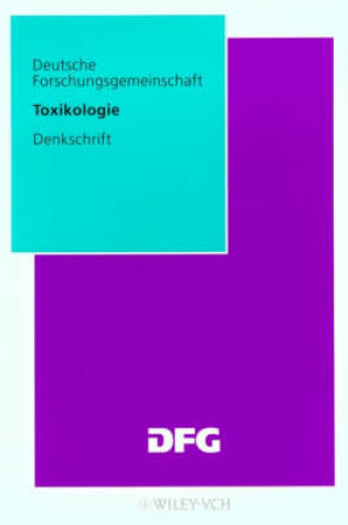 Cover of Dfg Toxikologie (Paper Only)