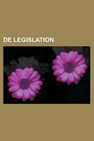 Cover of de Legislation