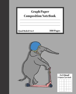 Book cover for Graph Composition Notebook 5 Squares per inch 5x5 Quad Ruled 5 to 1 100 Sheets