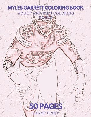 Book cover for Myles_Garrett Coloring Book