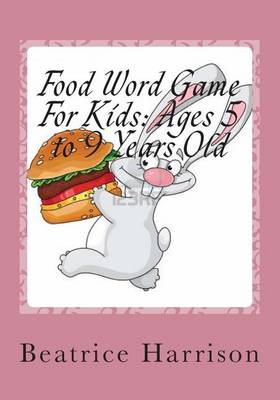 Book cover for Food Word Game for Kids