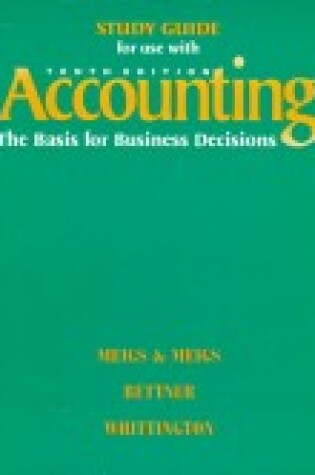 Cover of Study Guide for Use with Accounting