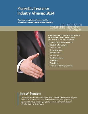 Book cover for Plunkett's Insurance Industry Almanac 2024
