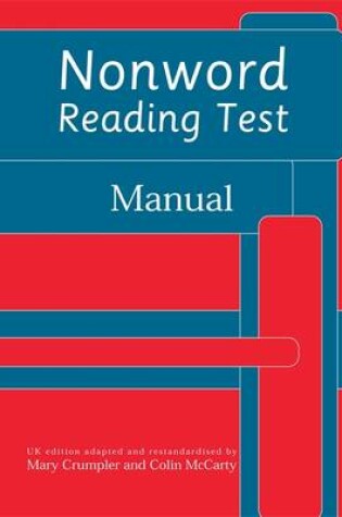 Cover of Nonword Reading Test: Manual