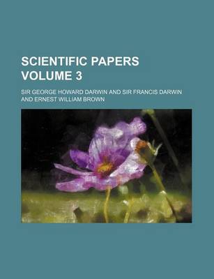 Book cover for Scientific Papers Volume 3