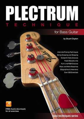 Book cover for Plectrum Technique for Bass Guitar