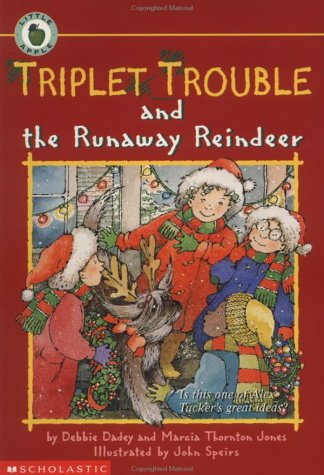 Book cover for Triplet Trouble and the Runaway Reindeer