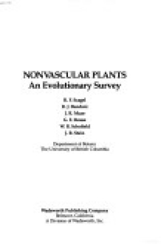 Cover of Non-vascular Plants