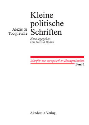 Cover of Kleine Politische Schriften