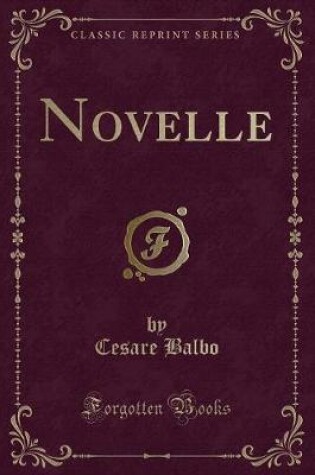 Cover of Novelle (Classic Reprint)