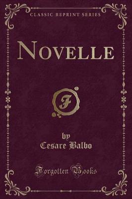 Book cover for Novelle (Classic Reprint)