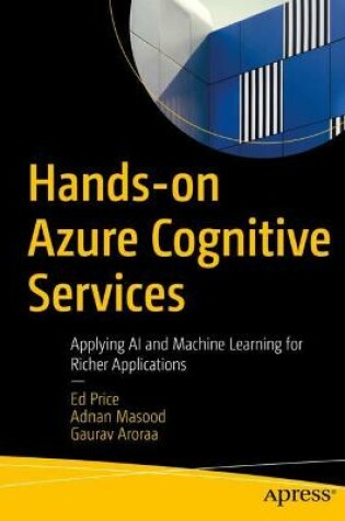 Cover of Hands-on Azure Cognitive Services