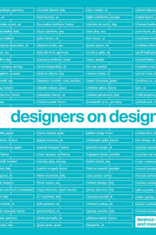 Cover of Designers on Design