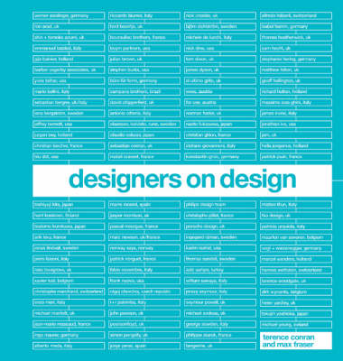 Book cover for Designers on Design